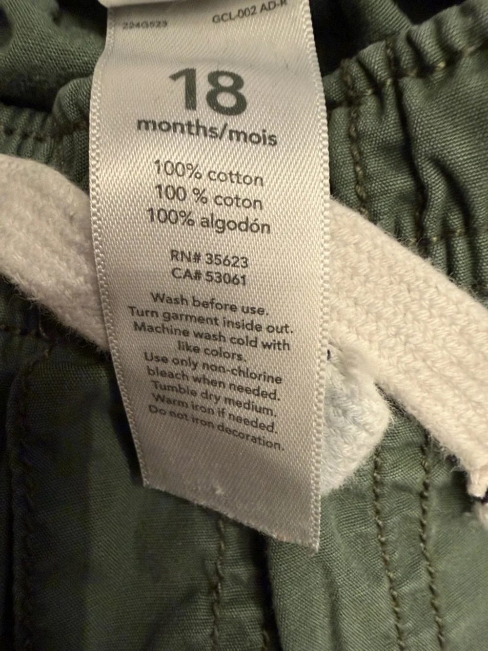 Carter's Dino Shirt Olive Jogger Pants Outfit Set Toddler Boys 18M